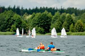 Spływ kajakiem po jeziorze wielewskim