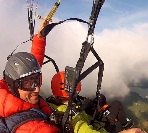 loty paralotnia w wielu