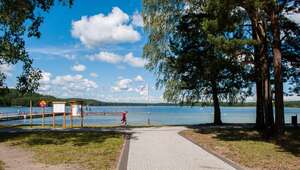 Strzeżona plaża w Wielu