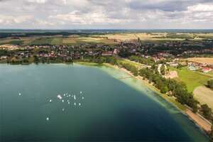 Jezioro Wielewskie z lotu ptaka